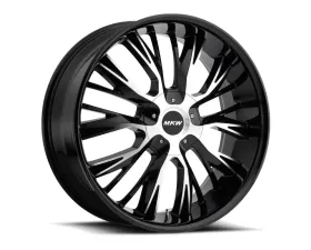MKW M122 Wheel 20x8.5 5x112|5x114.3 40mm Gloss Black Machined
