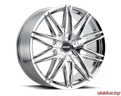 MKW M124 Wheel 20x8.5 5x115|5x120 18mm Chrome - M124-2085003218C