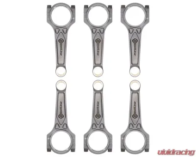Boostline Connecting Rod Set, Nissan TB48DE, 6.437 in. Length, ARP2000 Set of 8. - NI6437-905