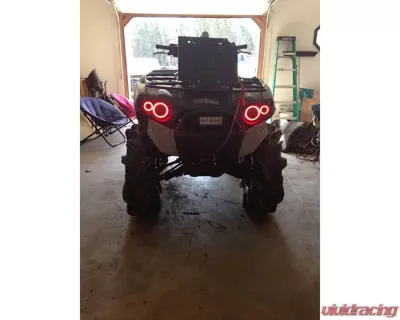 SYATV Red Angel Eyes LED Kit Kawasaki Brute Force 650 | 650i | 750i 2005-2011 - 55-30002-R