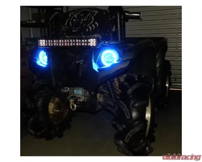 SYATV Blue Angel Eyes LED Kit Yamaha Viking | Wolverine | Grizzly 2007-2015 - 55-30010-B
