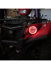 SYATV Red Angel Eyes LED Kit Yamaha Kodiak 450 | 700 2016-2022                                     - 55-30011-R - Image 2