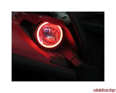 SYATV Red Angel Eyes LED Kit Yamaha Kodiak 450 | 700 2016-2022 - 55-30011-R