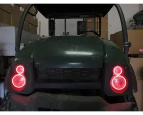 SYATV Green Angel Eyes LED Kit Kawasaki Mule 610 | SX 2005-2022