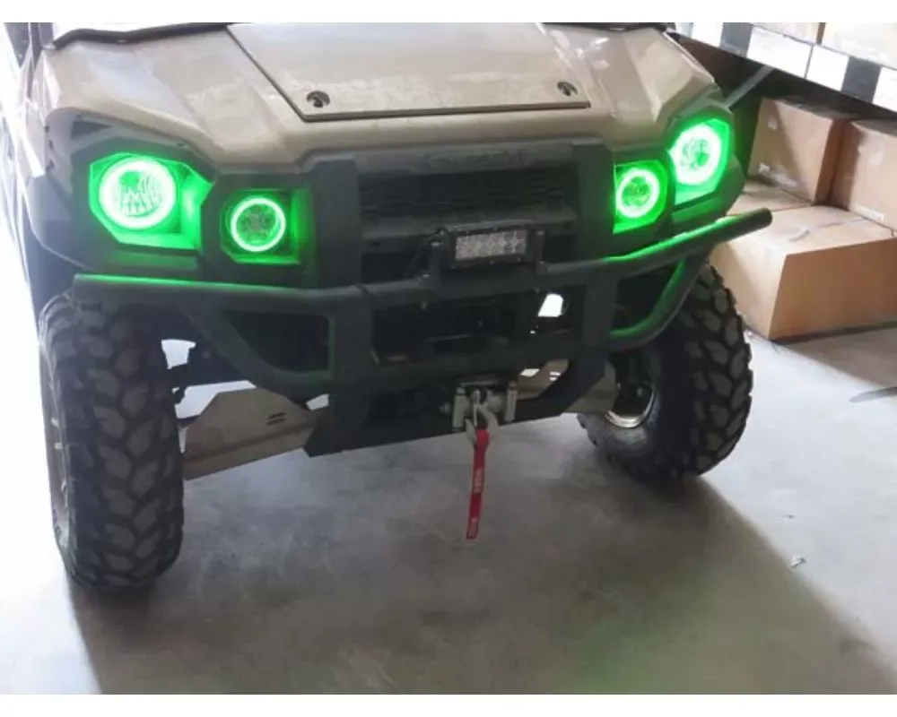 SYATV Blue Angel Eyes LED Kit Kawasaki Mule Pro-FX | Pro-FXT 2016-2023 - 55-30015-B