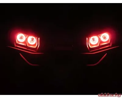 SYATV Blue Angel Eyes LED Kit Kawasaki Mule Pro-MX | Pro-FXR 2018-2021 - 55-30016-B