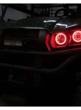 SYATV Green Angel Eyes LED Kit Kawasaki Mule Pro-MX | Pro-FXR 2018-2021                                     - 55-30016-G - Image 2
