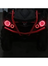 SYATV Green Angel Eyes LED Kit Can-Am Outlander L 450 | 500 | 570 2015-2016                                     - 55-30019-G - Image 2
