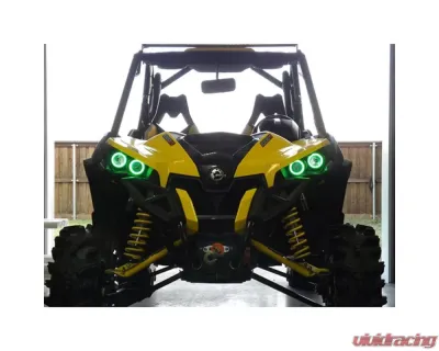 SYATV Red Angel Eyes LED Kit Can-Am Renegade | Maverick | Commander 2007-2022 - 55-30022-R