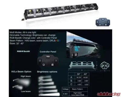 SYATV 30Inch Light Bar - 55-30061