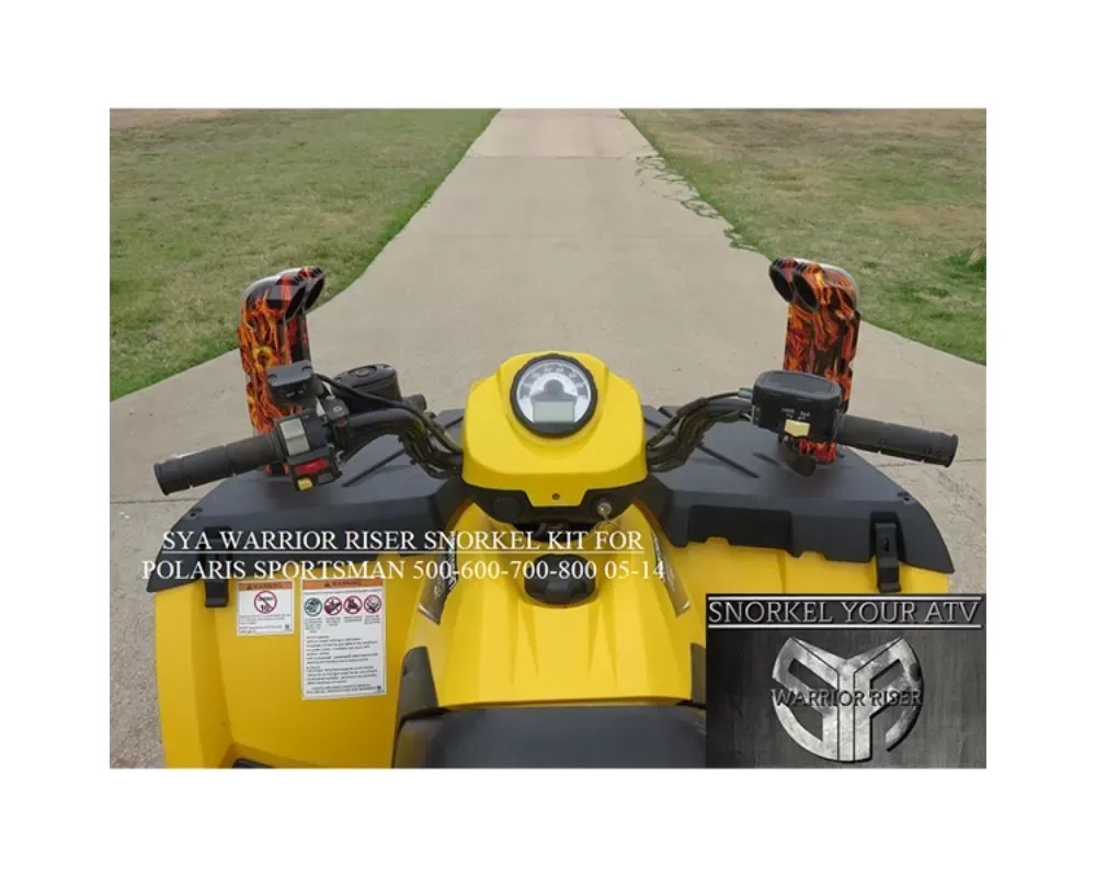 SYATV Warrior Riser Snorkel kit Kawasaki Brute Force 750 | Polaris Sportsman 400 | 500 | 600 | 700 | 800 2005-2014 - 71-11320