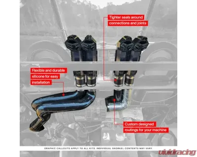 SYATV Silicone Riser Kit Polaris General 1000 2016-2024 - 71-11350