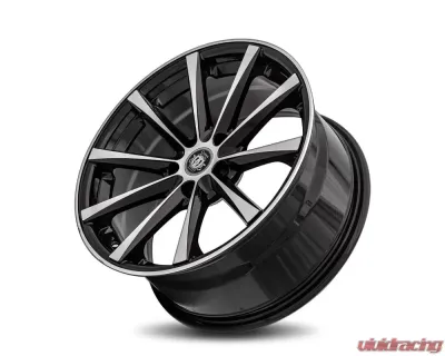 Curva Concepts C10N Aluminum Alloy Wheels 18x9.5 35mm Gloss Black Machine Face - C018-1895BLNK3573BMF