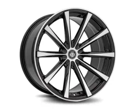Curva Concepts C10N Aluminum Alloy Wheels 20x9.5 40mm Gloss Black Machine Face