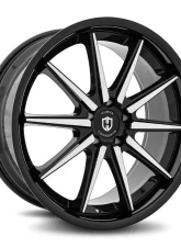 Curva Concepts C24 Aluminum Alloy Wheels 20x9 35mm Gloss Black Machine Face                                     - C24-2090BLNK3573BMF - Image 3