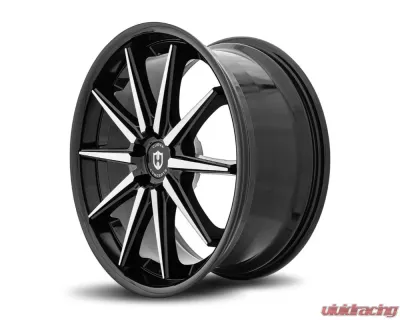 Curva Concepts C24 Aluminum Alloy Wheels 20x9 35mm Gloss Black Machine Face - C24-2090BLNK3573BMF