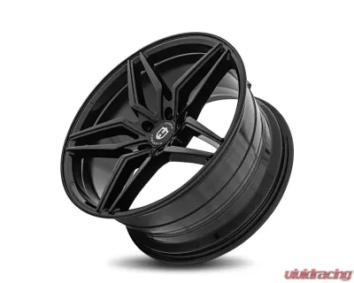 Curva Concepts C25 Aluminum Alloy Wheels 18x8.5 5x114.3 35mm Gloss Black - C25-18851143573BLK