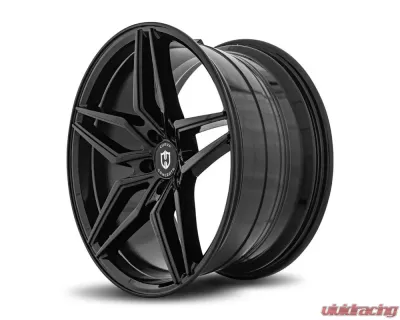 Curva Concepts C25 Aluminum Alloy Wheels 18x9.5 5x120 35mm Gloss Black - C25-18951203572BLK