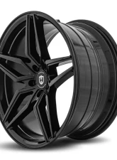 Curva Concepts C25 Aluminum Alloy Wheels 20x10 40mm Gloss Black                                     - C25-2010BLNK4073BLK - Image 2