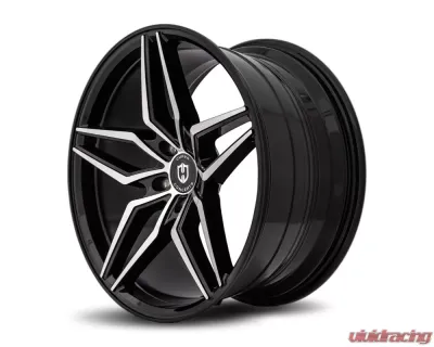 Curva Concepts C25 Aluminum Alloy Wheels 20x10 40mm Gloss Black Machine Face - C25-2010BLNK4073BMF
