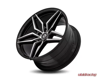 Curva Concepts C25 Aluminum Alloy Wheels 20x8.5 35mm Gloss Black Machine Face - C25-2085BLNK3573BMF