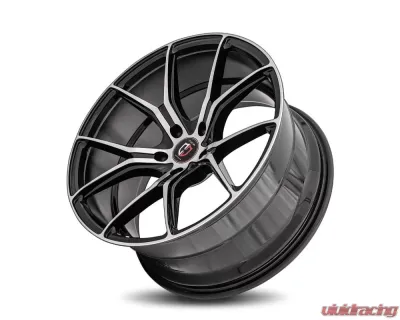 Curva Concepts C42 Aluminum Alloy Wheels 20x8.5 20mm Gloss Black Machine Face - C42-2085BLNK2072BMF