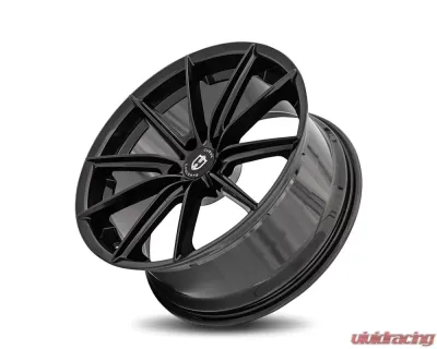 Curva Concepts C46 Aluminum Alloy Wheels 20x9 5x114.3 20mm Gloss Black - C46-20901142073BLK