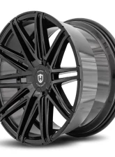 Curva Concepts C48 Aluminum Alloy Wheels 20x10.5 5x115 25mm Gloss Black                                     - C48-201051152571BLK - Image 2