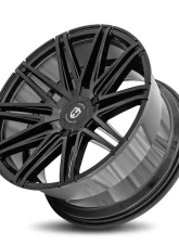 Curva Concepts C48 Aluminum Alloy Wheels 20x10.5 5x115 25mm Gloss Black                                     - C48-201051152571BLK - Image 3