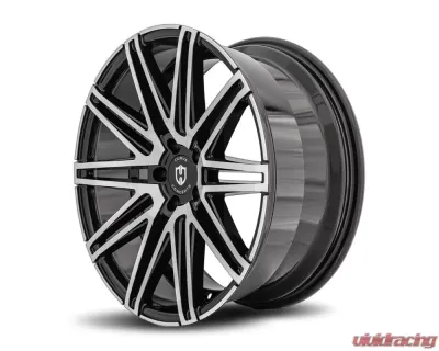 Curva Concepts C48 Aluminum Alloy Wheels 20x10.5 40mm Gloss Black Machine Face - C48-20105BLNK4073BMF