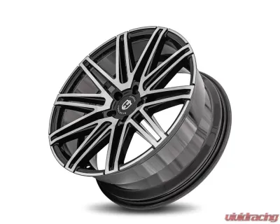 Curva Concepts C48 Aluminum Alloy Wheels 20x10.5 40mm Gloss Black Machine Face - C48-20105BLNK4073BMF