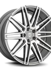 Curva Concepts C48 Aluminum Alloy Wheels 20x10.5 40mm Gun Metal Machine Face                                     - C48-20105BLNK4073GMMF - Image 3