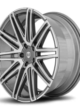 Curva Concepts C48 Aluminum Alloy Wheels 20x10.5 40mm Gun Metal Machine Face                                     - C48-20105BLNK4073GMMF - Image 2