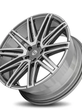 Curva Concepts C48 Aluminum Alloy Wheels 20x10.5 40mm Gun Metal Machine Face                                     - C48-20105BLNK4073GMMF - Image 3