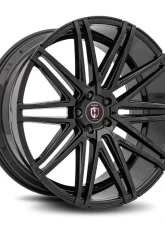 Curva Concepts C48 Aluminum Alloy Wheels 22x9.5 35mm Gloss Black                                     - C48-2295BLNK3573B - Image 3
