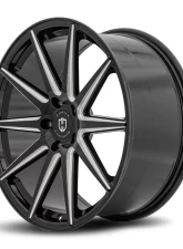 Curva Concepts C49 Aluminum Alloy Wheels 20x10.5 5x114.3 35mm Gloss Black Milled                                     - C49-201051143573BMW - Image 2