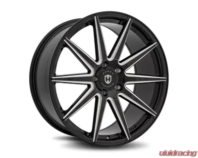 Curva Concepts C49 Aluminum Alloy Wheels 22x10.5 5x114.3 40mm Gloss Black Milled - C49-221051144073BMW