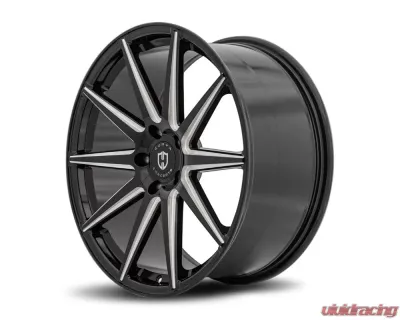 Curva Concepts C49 Aluminum Alloy Wheels 22x10.5 5x114.3 40mm Gloss Black Milled - C49-221051144073BMW