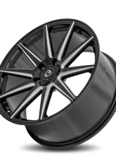 Curva Concepts C49 Aluminum Alloy Wheels 22x10.5 5x114.3 40mm Gloss Black Milled                                     - C49-221051144073BMW - Image 3