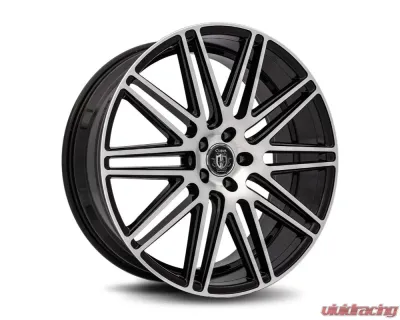 Curva Concepts C50 Aluminum Alloy Wheels 22x10.5 40mm Gloss Black Machine Face - C50-22105BLNK4073BMF