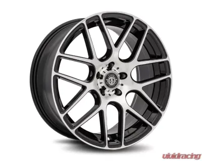 Curva Concepts C7 Aluminum Alloy Wheels 19x9.5 5x120 40mm Gloss Black Machine Face - C7-19951204072BMF