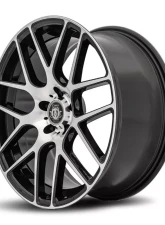 Curva Concepts C7 Aluminum Alloy Wheels 19x9.5 5x120 40mm Gloss Black Machine Face                                     - C7-19951204072BMF - Image 2