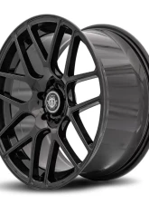 Curva Concepts C7 Aluminum Alloy Wheels 20x8.5 5x112 35mm Gloss Black                                     - C7-20851123566BLK - Image 2
