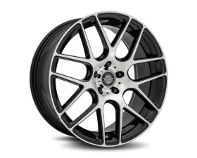 Curva Concepts C7 Aluminum Alloy Wheels 20x8.5 5x114.3 38mm Gloss Black Machine Face