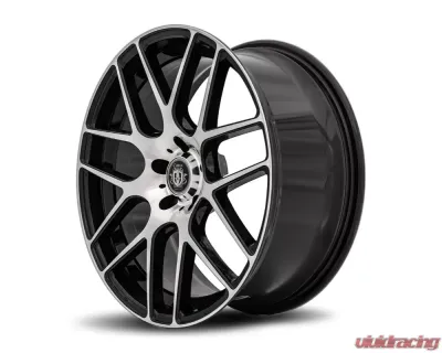 Curva Concepts C7 Aluminum Alloy Wheels 20x9.5 5x114.3 40mm Gloss Black Machine Face - C7-20951144073BMF