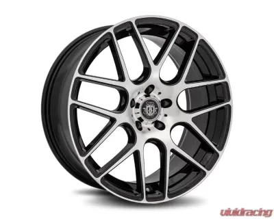 Curva Concepts C7 Aluminum Alloy Wheels 20x9.5 5x120 25mm Gloss Black Machine Face - C7-20951202572BMF