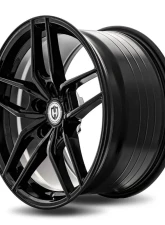 Curva Concepts CFF25 Flow Forged Wheels 18x8.5 5x114.3 35mm Gloss Black                                     - CFF25-18851143573BLK - Image 2