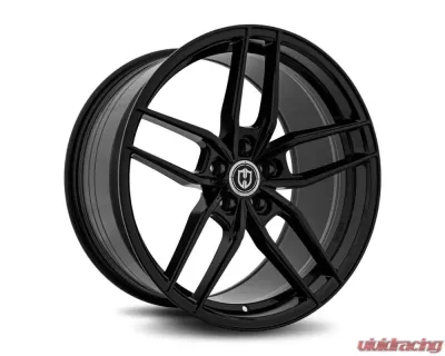 Curva Concepts CFF25 Flow Forged Wheels 18x9.5 5x112 35mm Gloss Black - CFF25-18951123573BLK