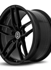Curva Concepts CFF25 Flow Forged Wheels 20x10.5 5x114.3 35mm Gloss Black                                     - CFF25-201051143573BLK - Image 2