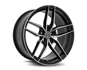Curva Concepts CFF25 Flow Forged Wheels 20x10 40mm Gloss Black Machine Face